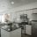 a kitchen with an island