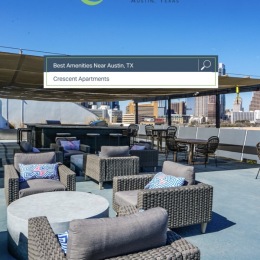 outside patio area with spacious seating